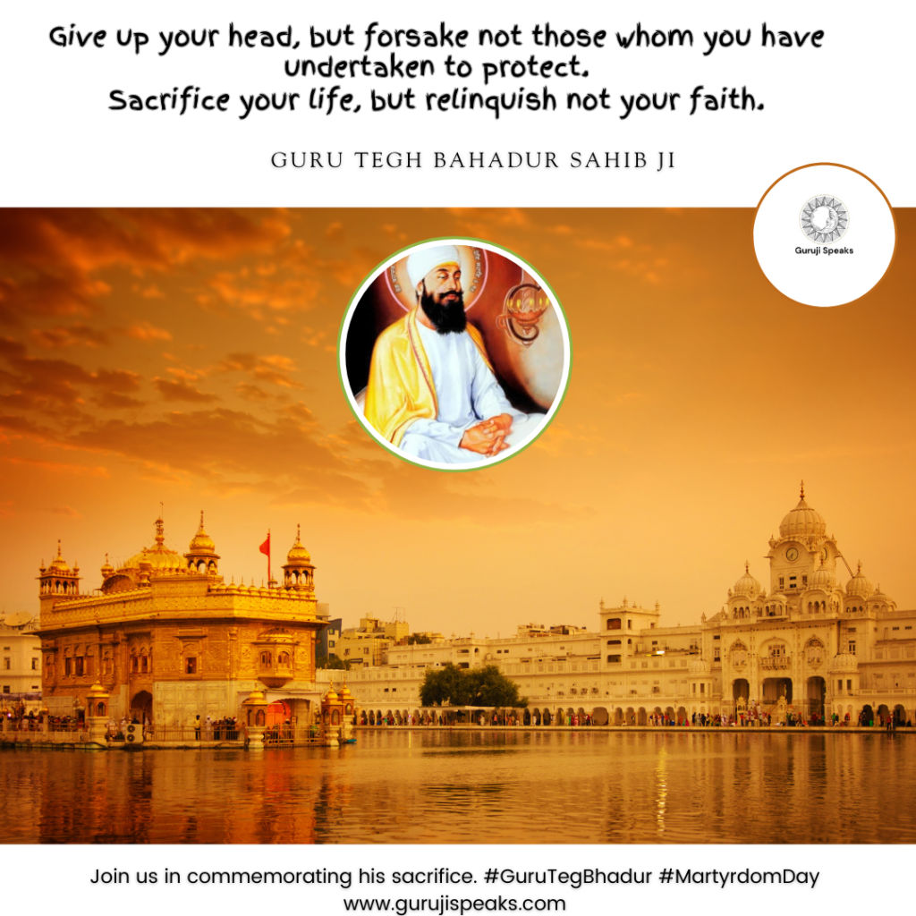 GS Guru Tegh Bhadur Ji