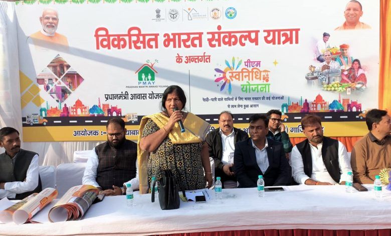 विकसित भारत संकल्प यात्रा ; कविनगर में प्रधानमंत्री आवास योजना के लाभार्थियों के लिए कार्यक्रम 1 111 39