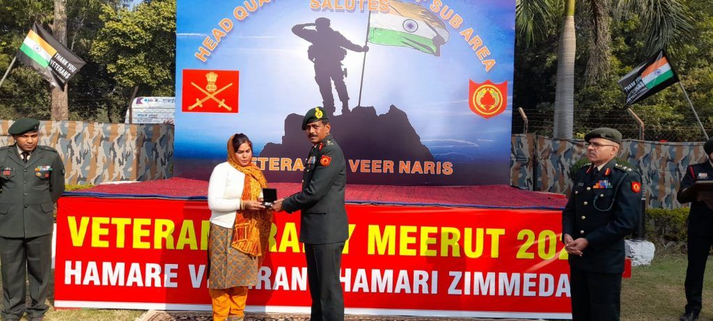 Abdul Hamid Sainik Institute Honors 40 Brave Women at Ex-Servicemen Rally in Meerut 2 112 23