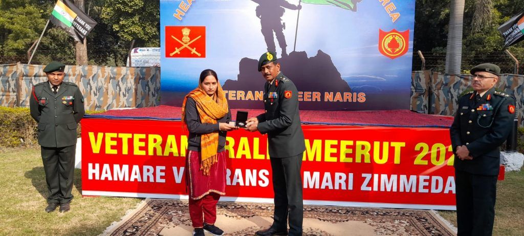 Abdul Hamid Sainik Institute Honors 40 Brave Women at Ex-Servicemen Rally in Meerut 3 113 21
