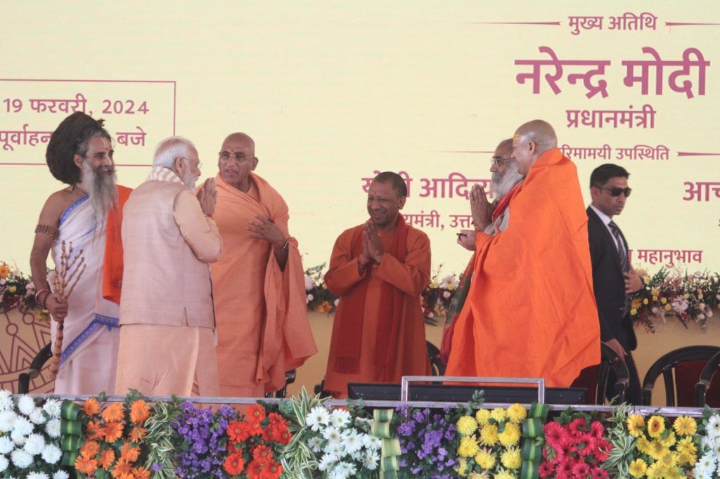 PM Modi Lays Foundation Stone for Kalki Dham Temple in Sambhal, Emphasizes Spiritual Resurgence 7 114 15