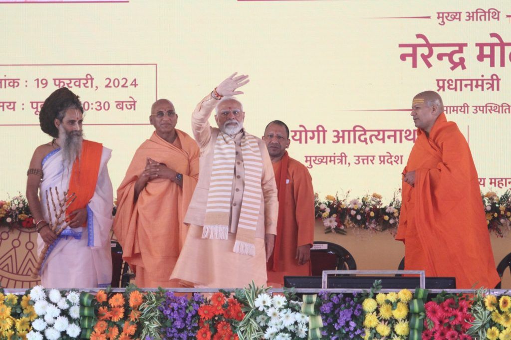 PM Modi Lays Foundation Stone for Kalki Dham Temple in Sambhal, Emphasizes Spiritual Resurgence 9 116 2