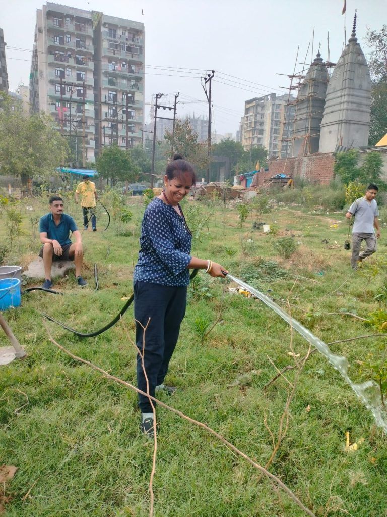 Hundreds of Neem and Peepal Trees Planted in Raj Nagar Extension Mini Forest Initiative 6 116 5