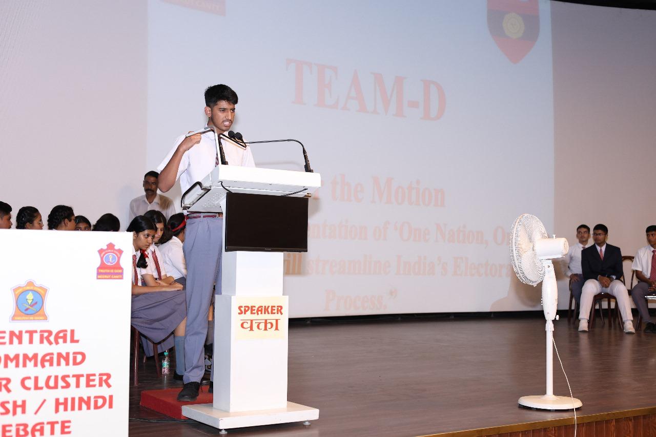 Central Command Inter-Cluster Debate Competition: A Showcase of ...