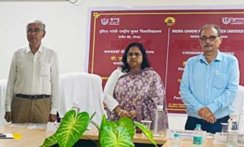 मेरठ कॉलेज का इग्नू अध्ययन केंद्र मिला कुलपति का प्रशंसा पत्र 1 111 25