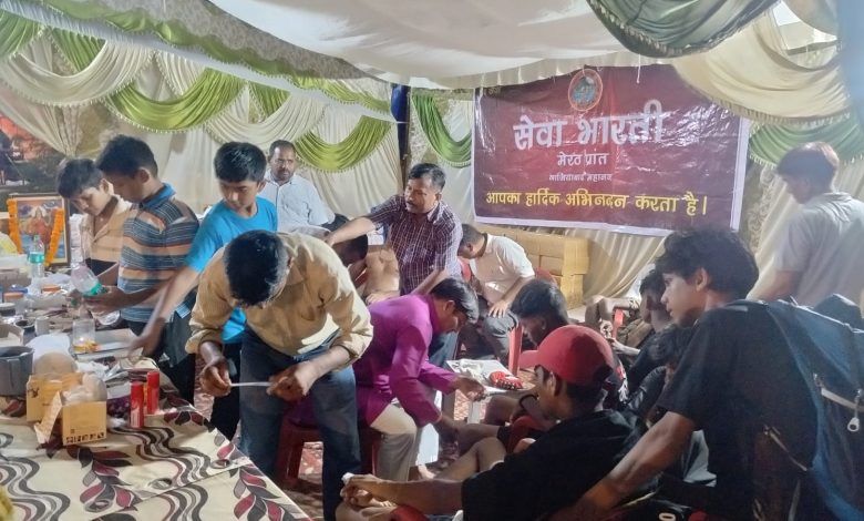 सेवा भारती और संघ के संयुक्त तत्वावधान में कांवड़ सेवा शिविर, महिला कांवड़ियों के लिए भी विशेष सुविधा 1 111 48