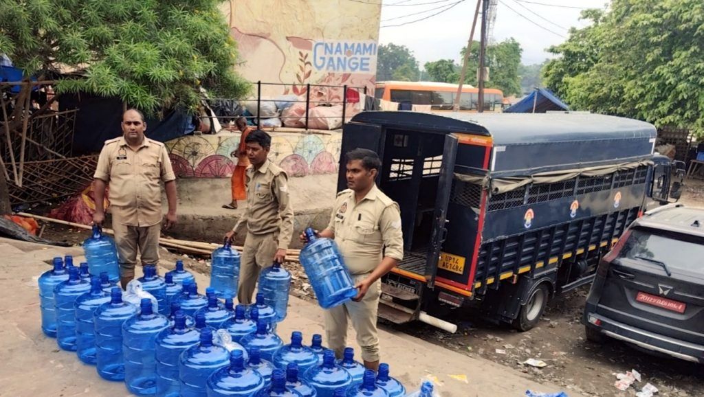 Ghaziabad Police Brings Holy Ganga Water from Har Ki Pauri for Devotees Ahead of Kanwar Yatra 2 112 5