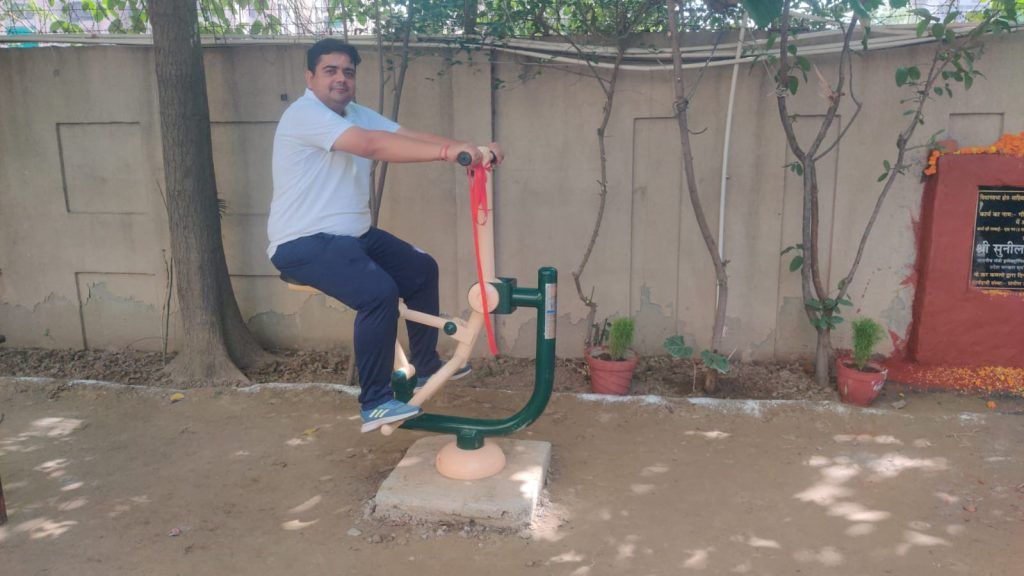 गौर कास्केड्स सोसाइटी में ओपन जिम का उद्घाटन, मंत्री सुनील शर्मा ने किया लोकार्पण 8 516