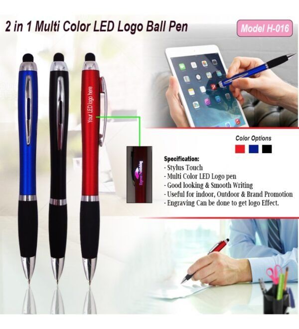 2 In 1 LED Ball Pen