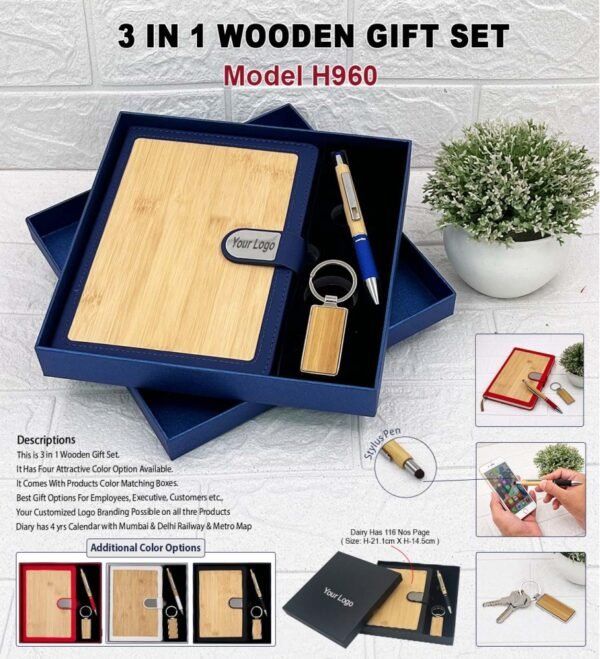3 In 1 Gift Set with Flask