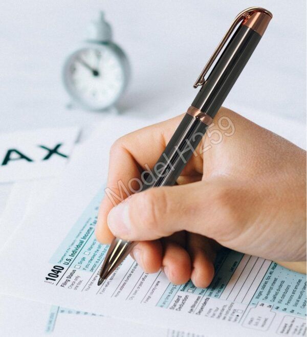 Metal Ball Pen (Rose Gold) - Image 3