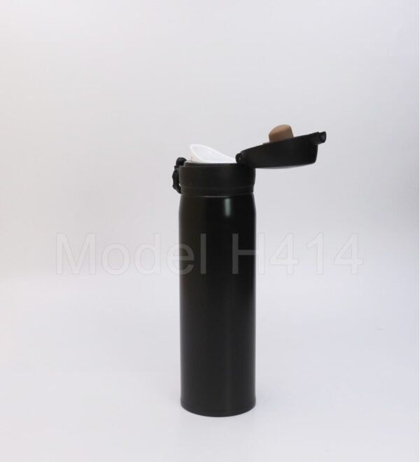 Steel Vacuum Flask with button - Image 2