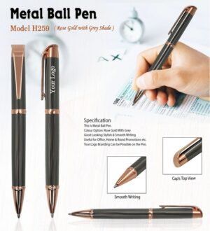 Metal Ball Pen (Rose Gold)