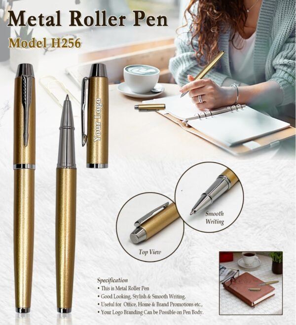 Metal Roller Pen Golden