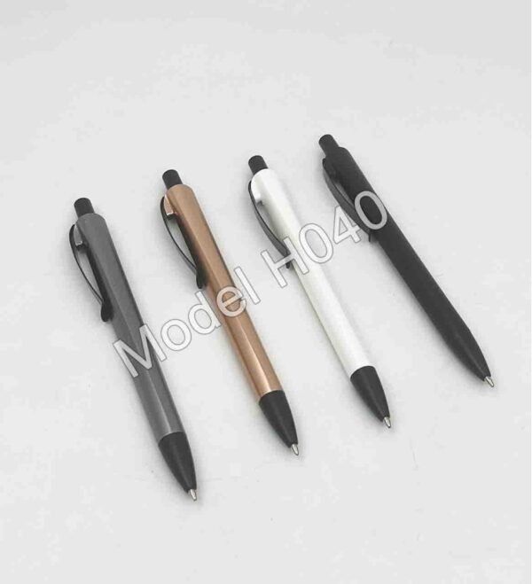 Metal Clip Plastic Pen - Image 4