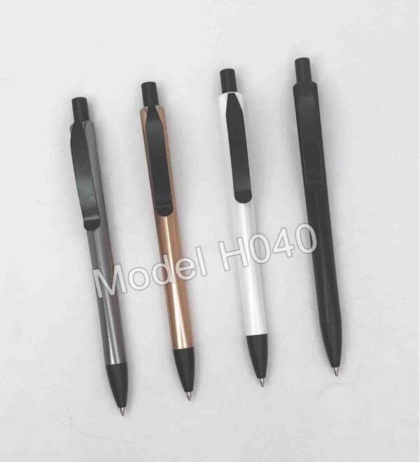 Metal Clip Plastic Pen - Image 3