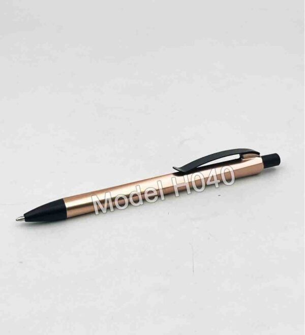 Metal Clip Plastic Pen - Image 2