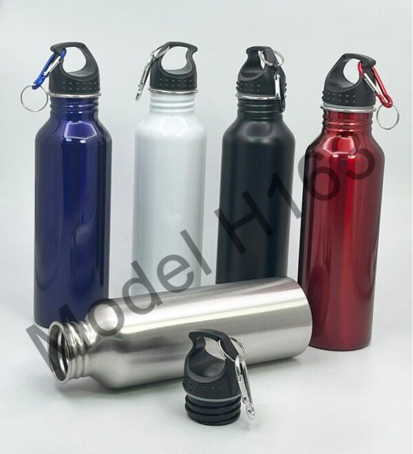 Steel Water Bottle With Hook - Image 2