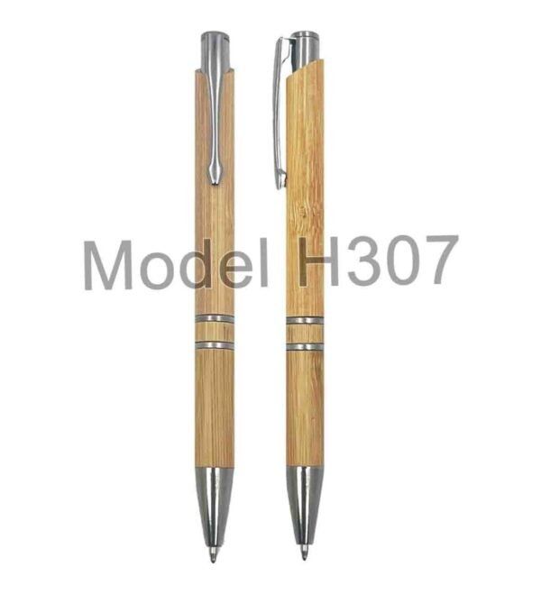 Wooden Metal Ball Pen - Image 2