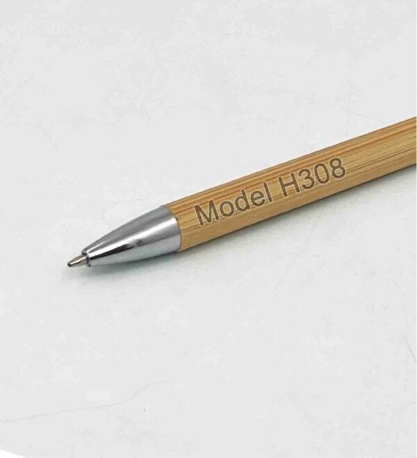 Wooden Ball Pen With Metal Clip - Image 4