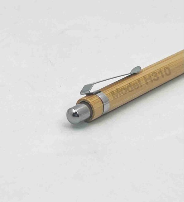 Wooden Ball Pen With Metal Clip - Image 4