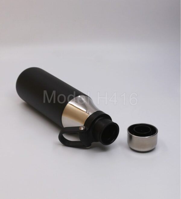 Steel Vacuum Flask with Handle - Image 2
