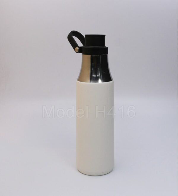 Steel Vacuum Flask with Handle - Image 4
