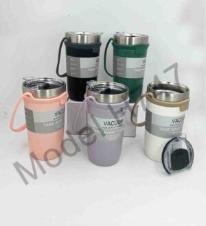 Steel Vacuum Mug With Handle