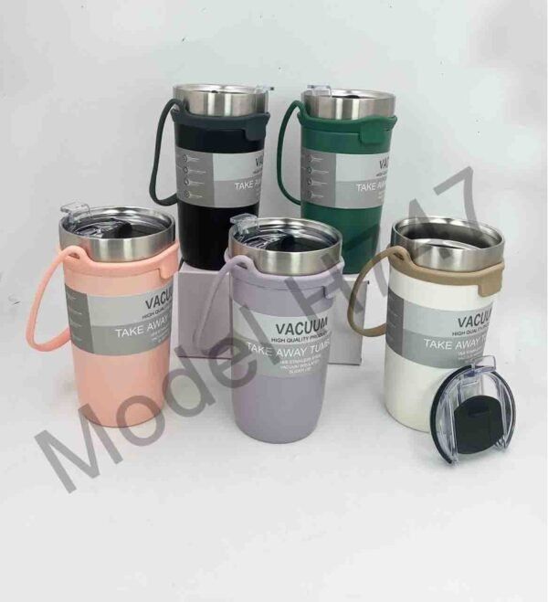 Steel Vacuum Mug With Handle - Image 5