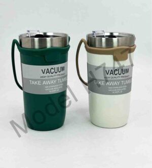 Steel Vacuum Mug With Handle