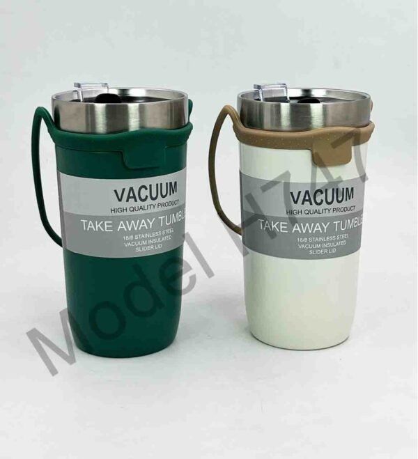 Steel Vacuum Mug With Handle - Image 2