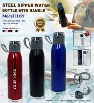 Steel Sipper Bottle With Handle