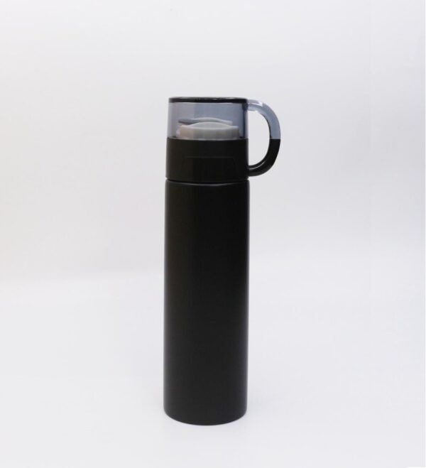 Steel Vacuum Flask with Cup 500 ml - Image 2