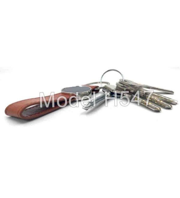 Metal Keychain With PU Belt - Image 4
