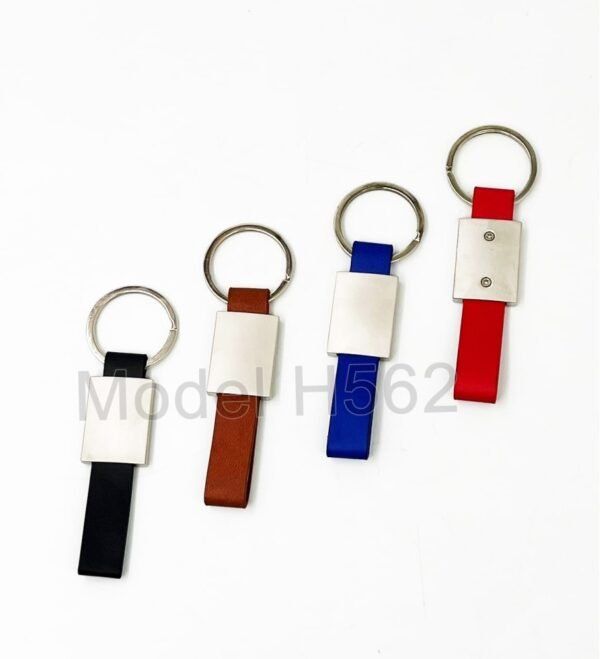 Metal Keychain With PU Belt - Image 3
