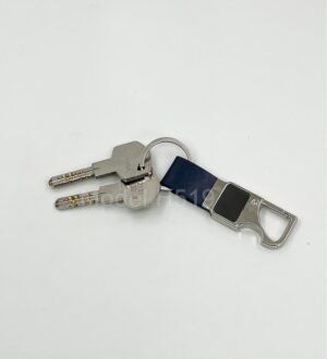 Metal Hook Keychain With Opener