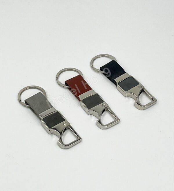 Metal Hook Keychain With Opener - Image 2