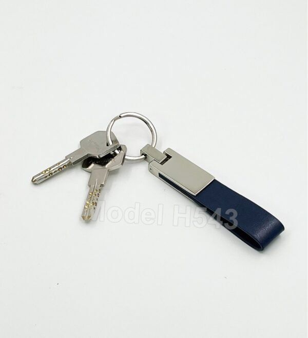 Metal Keychain With Loop - Image 2