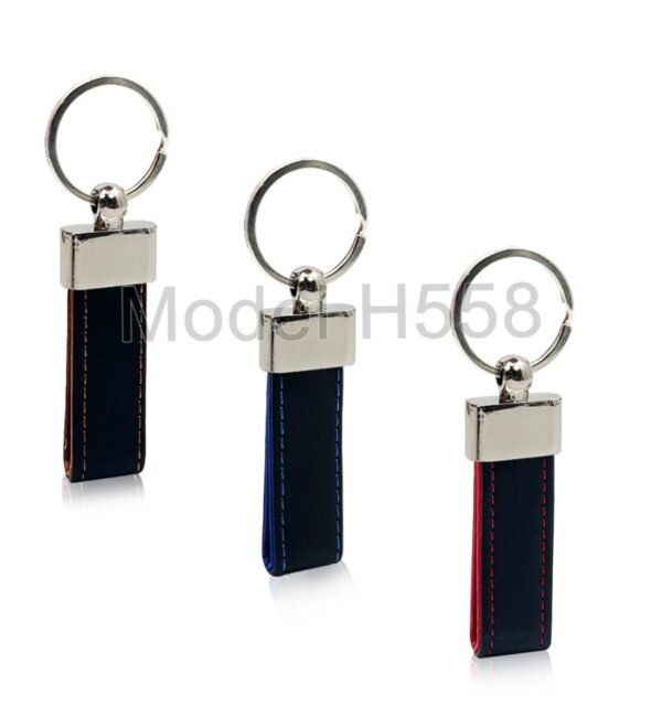 Metal Keychain With PU Belt - Image 3