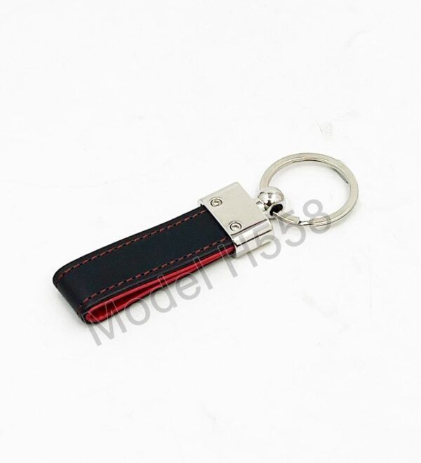 Metal Keychain With PU Belt - Image 2