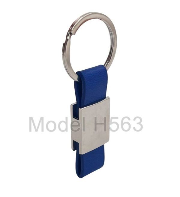 Metal Keychain With PU Strap - Image 3