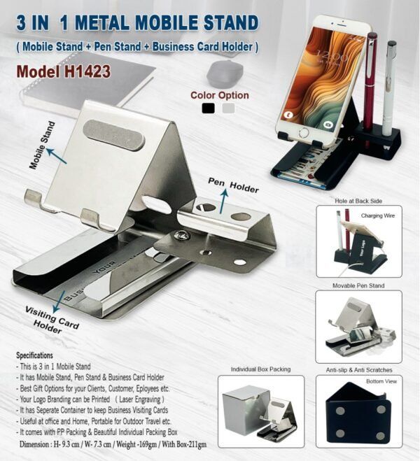 3 In 1 Metal Mobile Stand