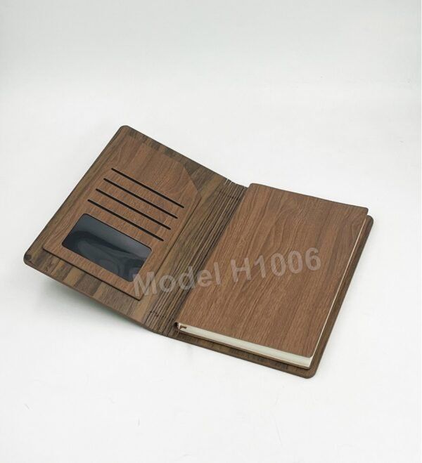 Wooden Cover Notebook Diary - Image 4