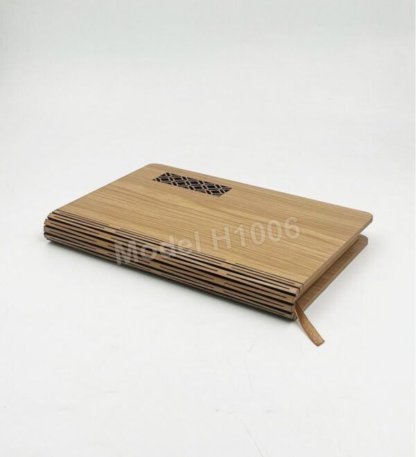 Wooden Cover Notebook Diary - Image 3