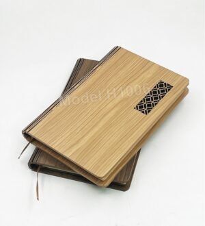 Wooden Cover Notebook Diary