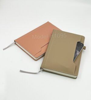 A5 Notebook Diary With Phone Pocket