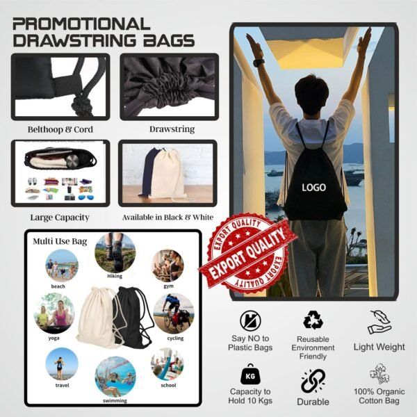 Drawstring Bag - Image 3