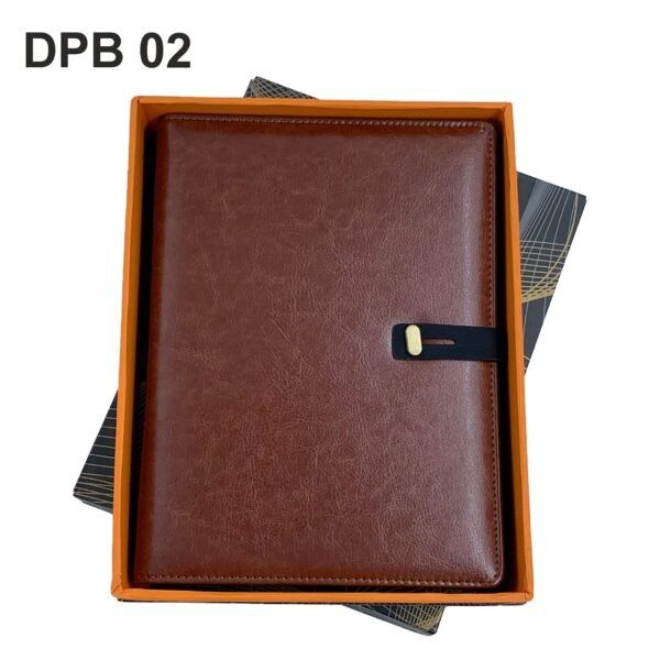 DPB 02: 8,000 mAh Powerbank Diary With Mobile Stand