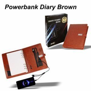 DPB 08: 5000 mAh Powerbank Diary Brown