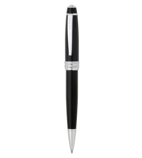 AT0742-1 Cross Bailey Ballpoint Pen - Black Chrome with Box
